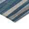 Homeroots 3' X 5' Denim Blue And Gray Striped Washable Indoor Outdoor Area Rug 597319 - alternate 2