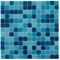 Apollo Tile Mingles 12 in. x 12 in. Glossy Pacific Blue Glass Mosaic Wall and Floor Tile 20 sq. ft./case, 20PK MIX20BL586ATL - alternate 1