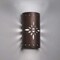 Luxury Lighting Asavva 17 in Tall Starburst Ceramic Outdoor Wall Light, Rubbed Copper Paint Finish, 2PK (2) 412-36-ACop-ud-7-17 - alternate 1