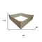 Homeroots 44" X 44" Tan Heavy Duty Plastic Square Raised Garden Bed 654143 - alternate 2