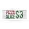 Signmission Pizza Slice $3, 18 Inch x 48 Inch, Vinyl Banner B-30807 - alternate 1