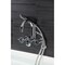 Kingston Brass 7-Inch Adjustable Wall Mount Clawfoot Tub Faucet, Polished Chrome AE8151CG - alternate 2