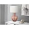 Monarch Specialties Lighting, 26"h, Table Lamp, Dusty Rose Glass, Ivory / Cream Shade, Contemporary, Modern I 9899 - alternate 3