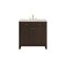 James Martin Vanities Gracyn 36" Single Vanity, Sable, w/ 3 CM Siberian Silestone Widespread Top D125-V36-SBL-WSFR - alternate 1