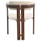 Leisuremod Velo Modern Dining Chair in Walnut Color Wood with Taupe Seat, 4PK VCWN-51TP4 - alternate 3