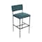 Bfm Seating Meghan Barstool, Grade 4 Upholstered Seat & Back - Steel Frame - Sand Black Finish JS33BM2176-2176SB - alternate 1