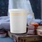 Smarty Had A Party 8 oz. White with Gold Edge Rim Round Plastic Coffee Mugs (120 Mugs), 120PK 6934-WHG-CASE - alternate 2