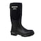 Dryshod Mudcat Rugged Knee High Work Boot, Black, Lightweight, Rubber, Mens Size 9 MDC-MH-BK-009 - alternate 1