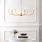 Jonathan Y Ainsley 35" 6-Light Grand Traditional Farmhouse Adjustable Swooping Arm Candle-Style Metal LED Chand JYL9562B - alternate 3