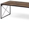 Homeroots Rectangular Mango Woodmedium Brown Top And Black Iron Base Accent Bench 376175 - alternate 3