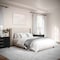 Martha Stewart Kay Full Upholstered Platform Bed w/Channel Stitched Wingback Headboard/Cushioned Siderails, Beige TW-3WDB03B-F-BG-MS - alternate 3