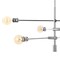 Jonathan Y Ikon 36" 6-Light Modern Vintage Iron Arm-Adjustable LED Pendant, Chrome JYL7598A - alternate 2
