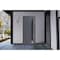 Vdomdoors Front Exterior Prehung Steel Door Ronex1011 Grey Stainless Inserts Entry Metal Modern Painted RONEX1011EXD-GRE-W36 x H80-LH-I - alternate 3
