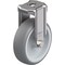 Zoro Select Kingpin Swivel Caster, Therm Rubber, 4 in., 242 lb. BKRXA-TPA 101G - alternate 1