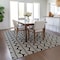Homeroots 3' X 5' Black And Ivory Ogee Washable Indoor Outdoor Area Rug 601530 - alternate 4