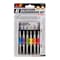 Performance Tool 6 pc. Chromatic Screwdriver Set, Color Coded Grips, Phillips, Slotted, Case W1732 - alternate 2