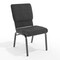 Flash Furniture Dark Gray Fabric Church Chair, PK4 4-FD-CH02185-SV-DKGY-GG - alternate 1