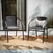 Flash Furniture Lila  Gray Rattan Indoor-Outdoor Restaurant Stack Chair, PK2 2-TLH-037-GY-GG - alternate 4