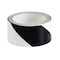 Brady Marking Tape Roll - High Performance  Vinyl, Diagonal Stripes, Black on White, 2in x 18 yd, 18PK 55292 - alternate 1