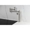Kingston Brass Deck Mount Pot Filler Faucet with Knurled Handle, Brushed Nickel KS3708RKX - alternate 3