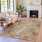 Homeroots 5' X 8' Brown And Ivory Geometric Washable Indoor Outdoor Area Rug 631994 - alternate 2