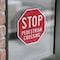 Signmission Stop Pedestrian Crossing, 6 inch X 6 inch, Vinyl Decal, 2PK OC-D-2PACK-6-7 - alternate 2