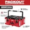 Milwaukee Tool PACKOUT Large Tool Box, Polymer, Black/Red, 22 in W x 16-1/4 in D x 11 in H 48-22-8425 - alternate 5