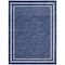 Homeroots 10' X 14' Navy Blue And Ivory Indoor Outdoor Area Rug 545472 - alternate 1