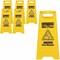 Genuine Joe Universal Graphic Wet Floor Sign - Foldable - Yellow, 6PK GJO85117CT - alternate 1