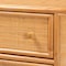 Bali & Pari Radenza Bohemian Light Honey Rattan 3-Drawer Storage Cabinet 248-13703-ZORO - alternate 3