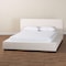 Baxton Studio Bardia Modern Cream Boucle Queen Platform Bed with Wide Railing 254-13934-ZORO - alternate 3