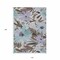Homeroots 10' X 14' Taupe And Lilac Floral Washable Indoor Outdoor Area Rug 611003 - alternate 2