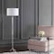 Jonathan Y Ralph 60" Metal/Glass Floor Lamp, Polished Nickel/Clear JYL3058A - alternate 3