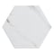 Andova Tiles Porlan 8-in. x 9-in. Hexagon Marble Look Matte Porcelain Wall & Floor Tile (9.9 Square Feet Per Box) ANDPOR1260 - alternate 3