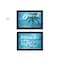 Homeroots Set Of Two Beach Life 2 Black Framed Print Wall Art, 2PK 405838 - alternate 2