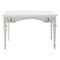 Homeroots 47" White Computer Desk With Two Drawers 397670 - alternate 1
