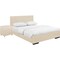Homeroots Two Piece Beige Upholstered Solid and Manufactured Wood Bedroom Set 569362 - alternate 3