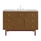 James Martin Vanities Laurent 48" Single Vanity, Honey Oak w/ 3 CM Carrara Marble Top 545-V48-HNO-3CAR - alternate 1