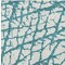 Homeroots 9' X 12' Teal Blue And Ivory Abstract Washable Indoor Outdoor Area Rug 614393 - alternate 3