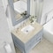 James Martin Vanities Breckenridge 36" Single Vanity, Serenity Blue, w/ 3 CM Tajnar Eclos Top 330-V36-SRB-3TJR - alternate 3