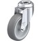 Blickle Kingpin Swivel Caster, TPR, 4", 240 lb. LKRA-TPA 101G - alternate 1
