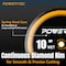 Powertec 10in Continuous Rim Diamond Saw Blade for Wet Tile Saw, Diamond Blade for Cutting - 1PK 14009 - alternate 3