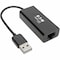 Eaton Tripp Lite Series USB 2.0 Ethernet NIC Adapter - 10/100 Mbps, RJ45, Black U236-000-R - alternate 1