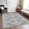 Homeroots 3' X 5' Gray And Ivory Geometric Washable Indoor Outdoor Area Rug 598574 - alternate 3
