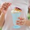 Smarty Had A Party 15 oz. Transparent Blue Milkshake Plastic Cups, 48PK 1805-CASE - alternate 1