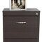 Homeroots 40" Espresso Wood Filing Cabinet With Drawers 249817 - alternate 3
