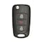 Aks Keys 2012 2013 Kia Sportage Flip Key Fob 3B FCC# NY0SEKSAM11ATX SL - 315 MHz RC-KIA-11C - alternate 1