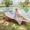 Hospeco California Cabana Chaise Cover 30x85 Beige - Pack of 2, 2PK P-CC-CABANA-BG - alternate 4