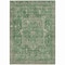 Homeroots 9' X 12' Emerald Medallion Washable Indoor Outdoor Area Rug 608020 - alternate 2