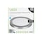 Feit LED Flat Panel Light Fixture EDGELIT 1.1in H X 13.1in W X 13.1in L Nickel White Nickel FP13/4WY/NK - alternate 2